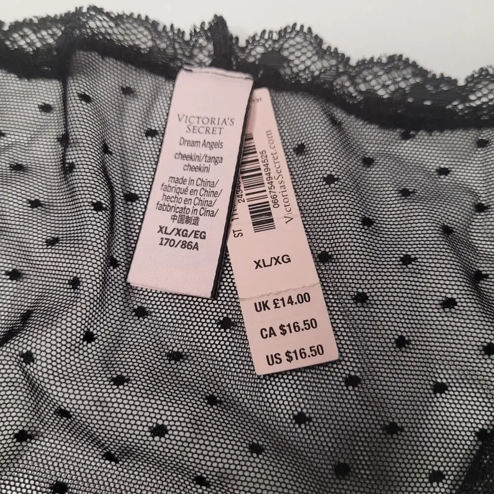 Victoria's Secret Black Lace Panties - Size XL
